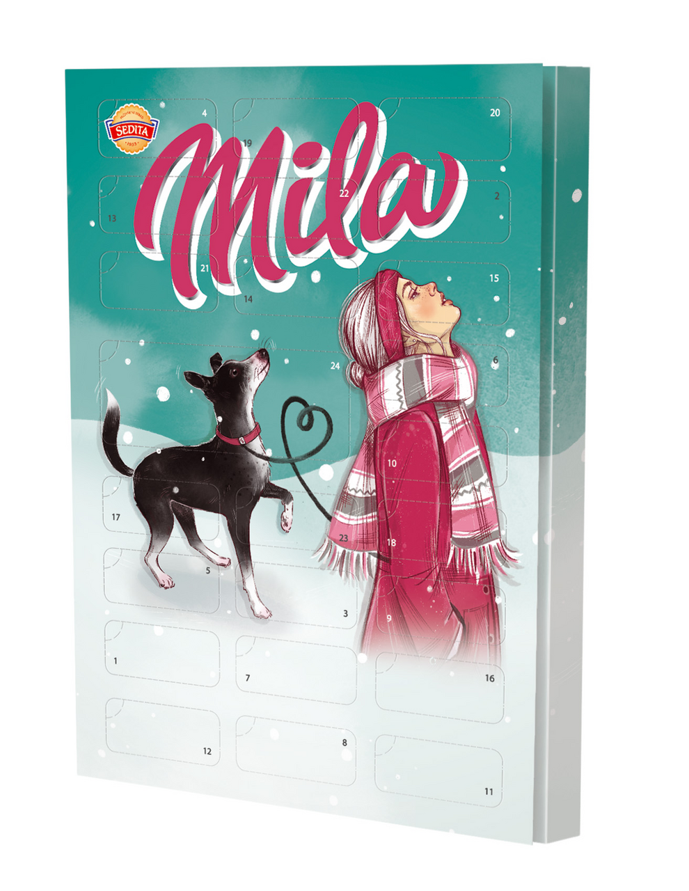 Figaro Adventní kalendář mila 280 g