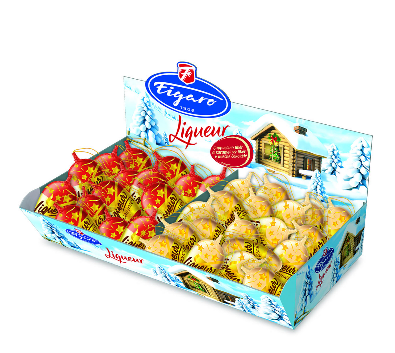 Figaro Šišky likérové cappucino a karamel 27,5 g