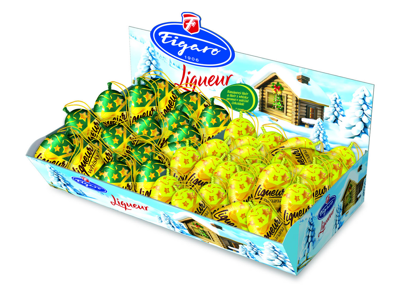 Figaro Šišky likérové banán a whisky likér 27,5 g