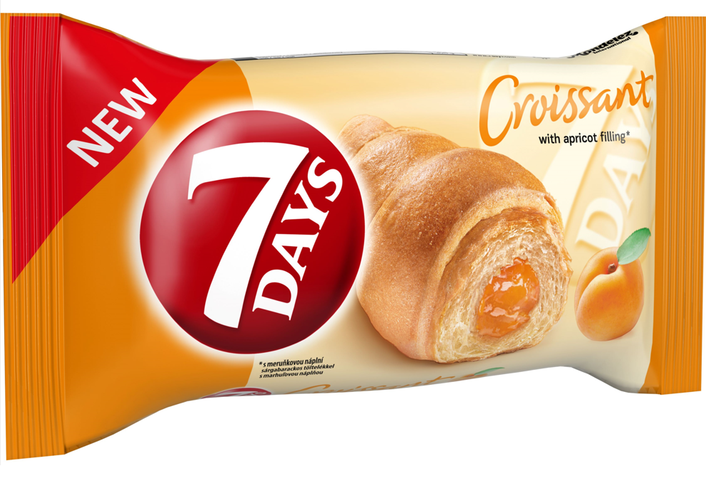 7 DAYS Croissant meruňka 20 x 60 g
