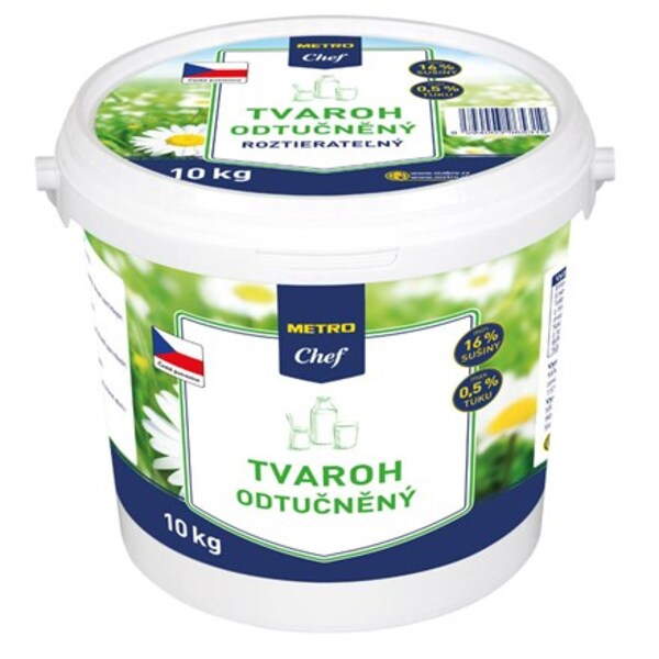 METRO Chef Tvaroh odtučněný min. 16% chlaz. 10 kg kbelík