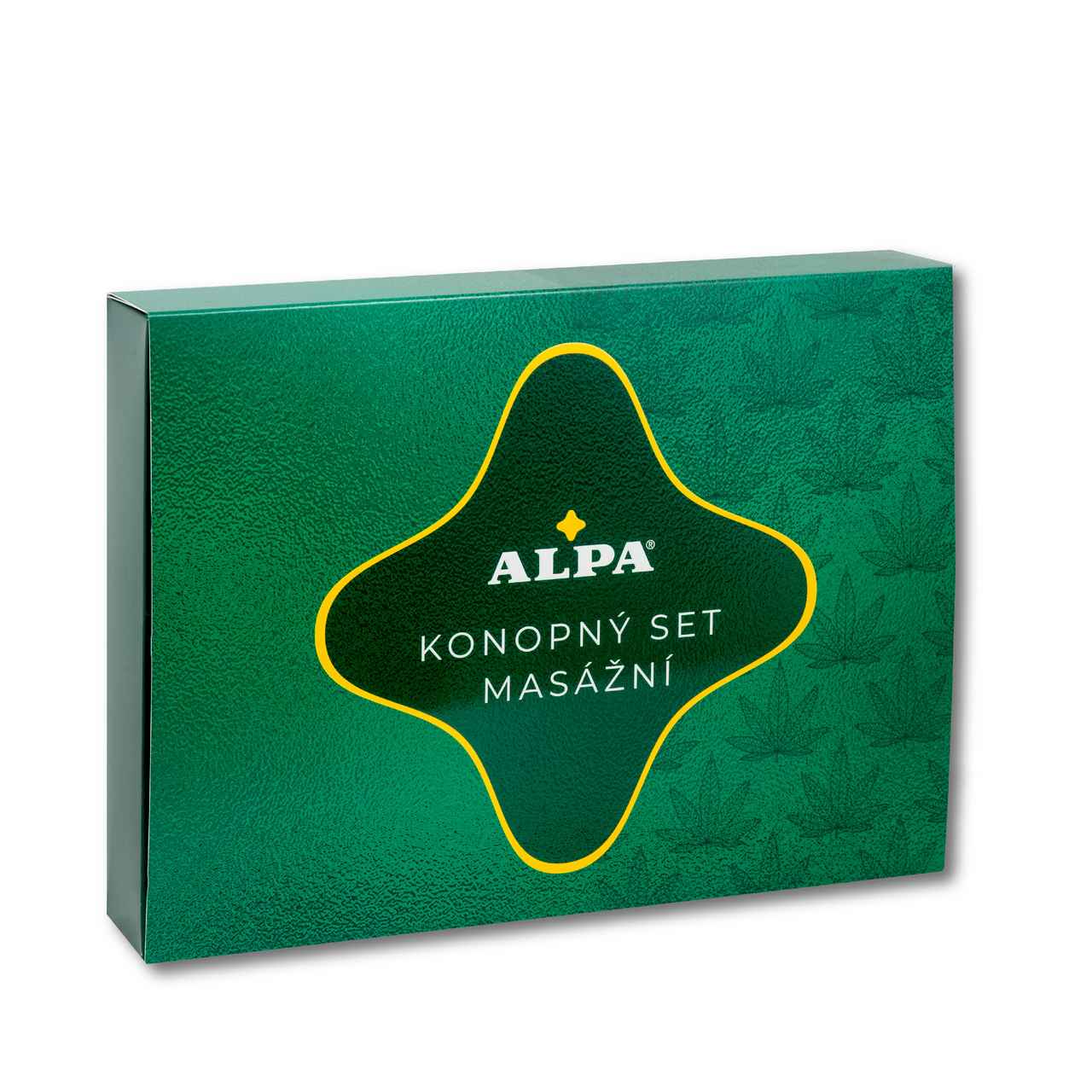 Konopný set masážní dárková sada (francovka 60 ml + balzám 150 ml + gel 100 ml)