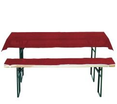 aro Polstry pro pivní lavice bordó 1 ks