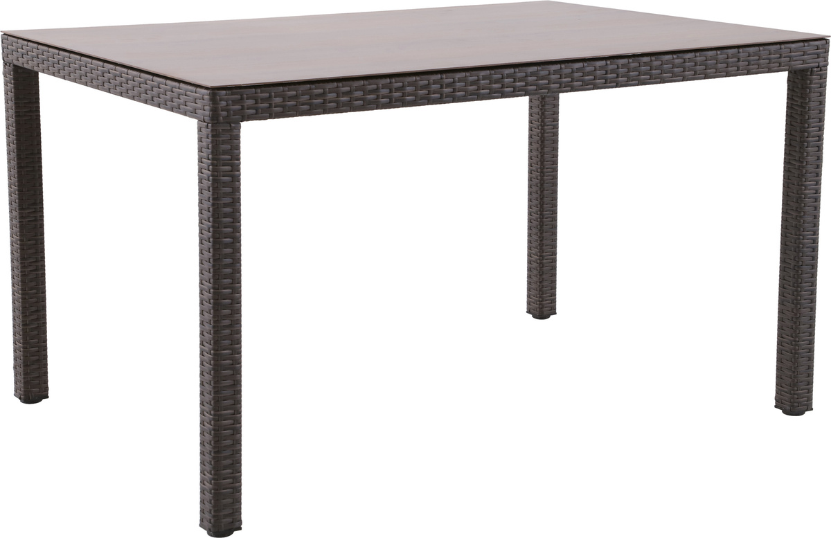 METRO PROFESSIONAL Stůl ratanový 130 x 90 cm 1 ks