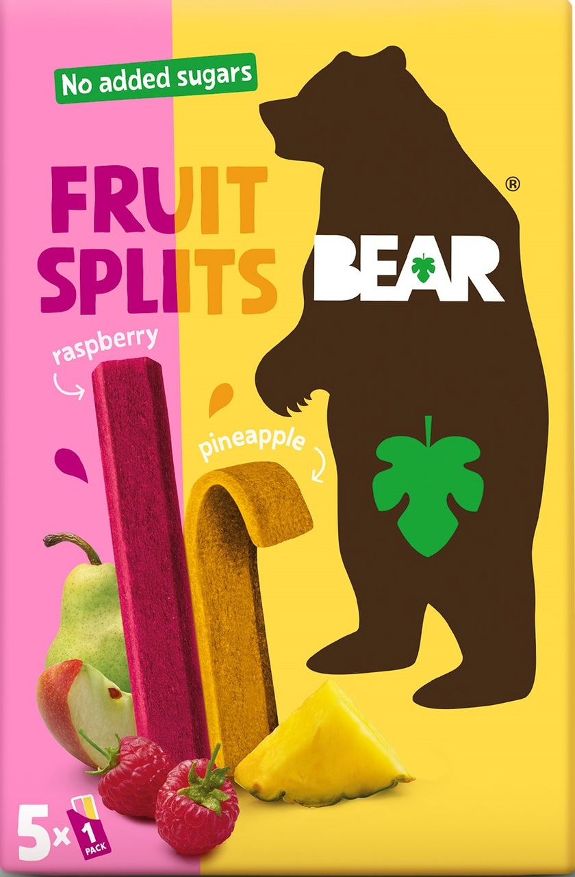 lotus BEAR Splits malina ananas 5 x 20 g