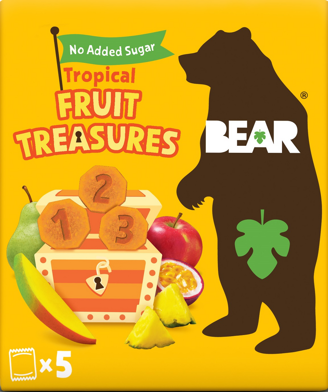 lotus BEAR Treasures mango maracuja 5 x 20 g