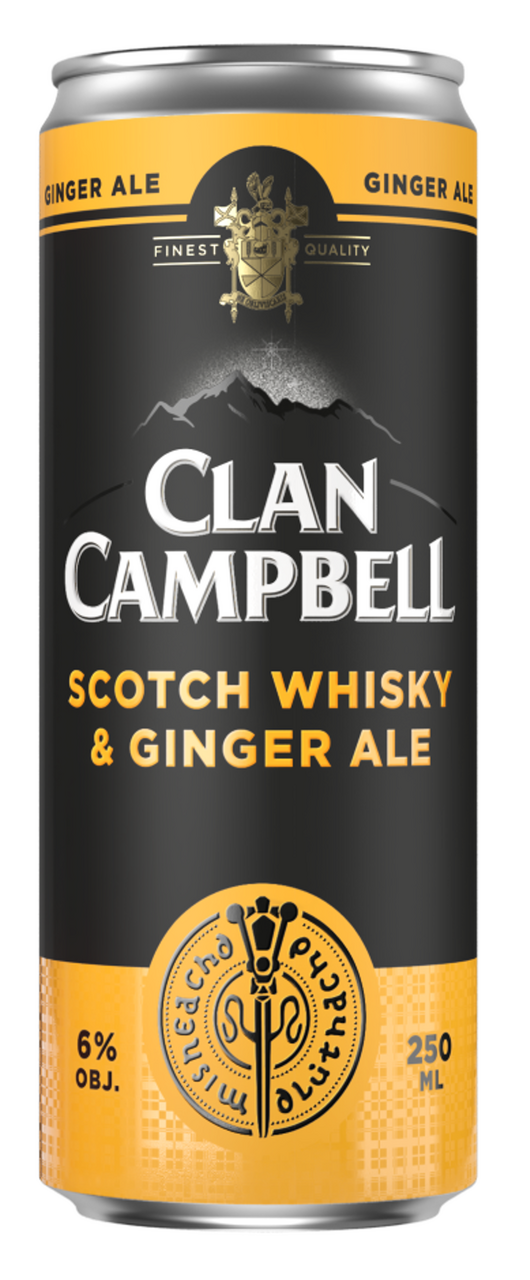 CLAN CAMP.&GINGER RTD 6% 0,25l