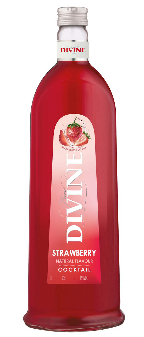 Divine Erdbeere 15 % 500 ml