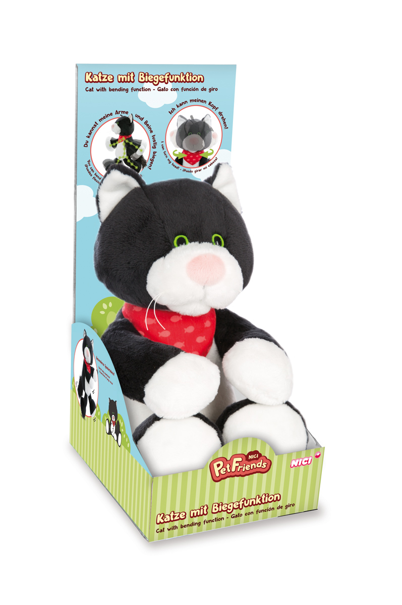 NICI Kočka Pepper Ohýbací 30 cm 1 ks