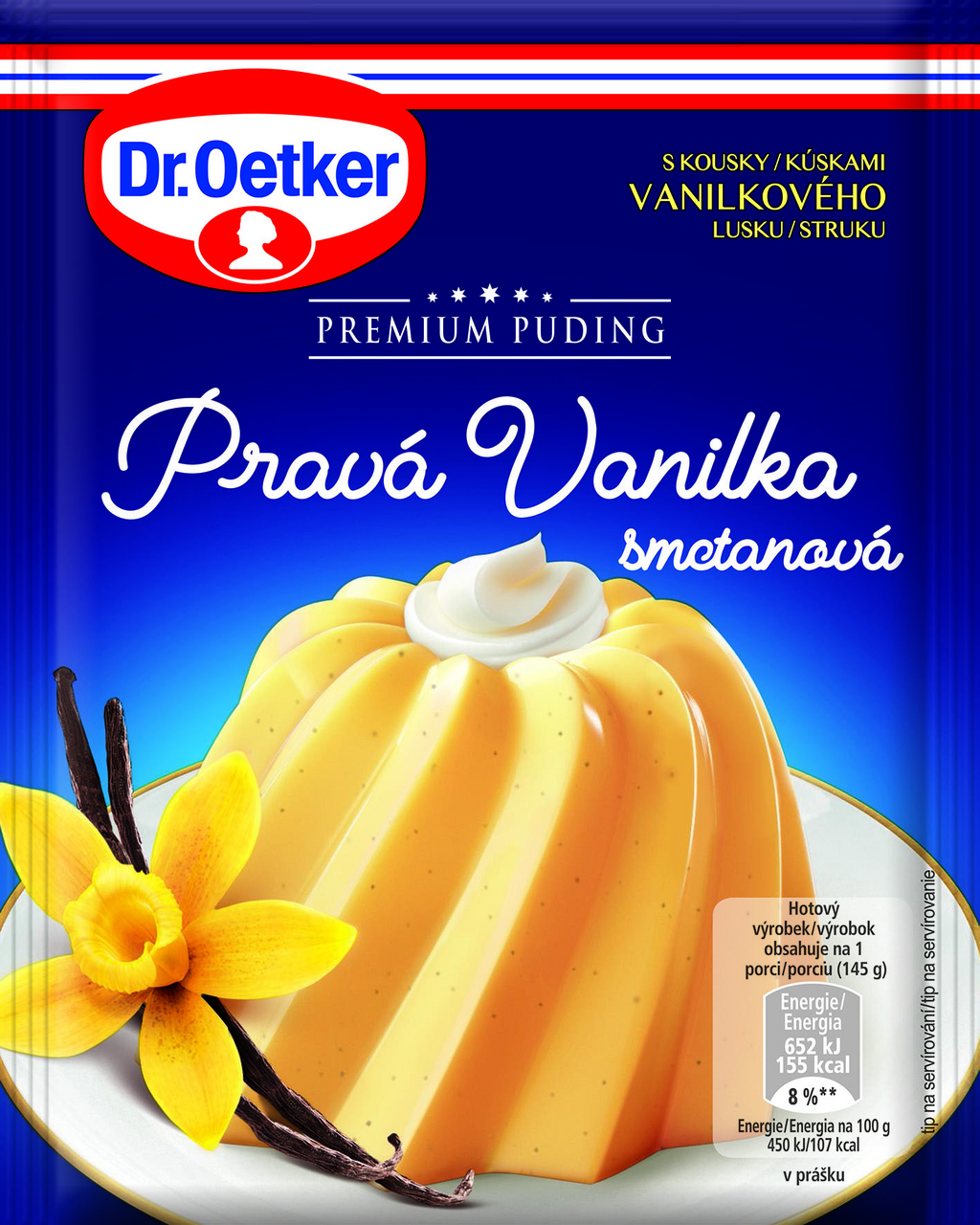 Dr. Oetker Premium Puding vanilka smetana 40 g