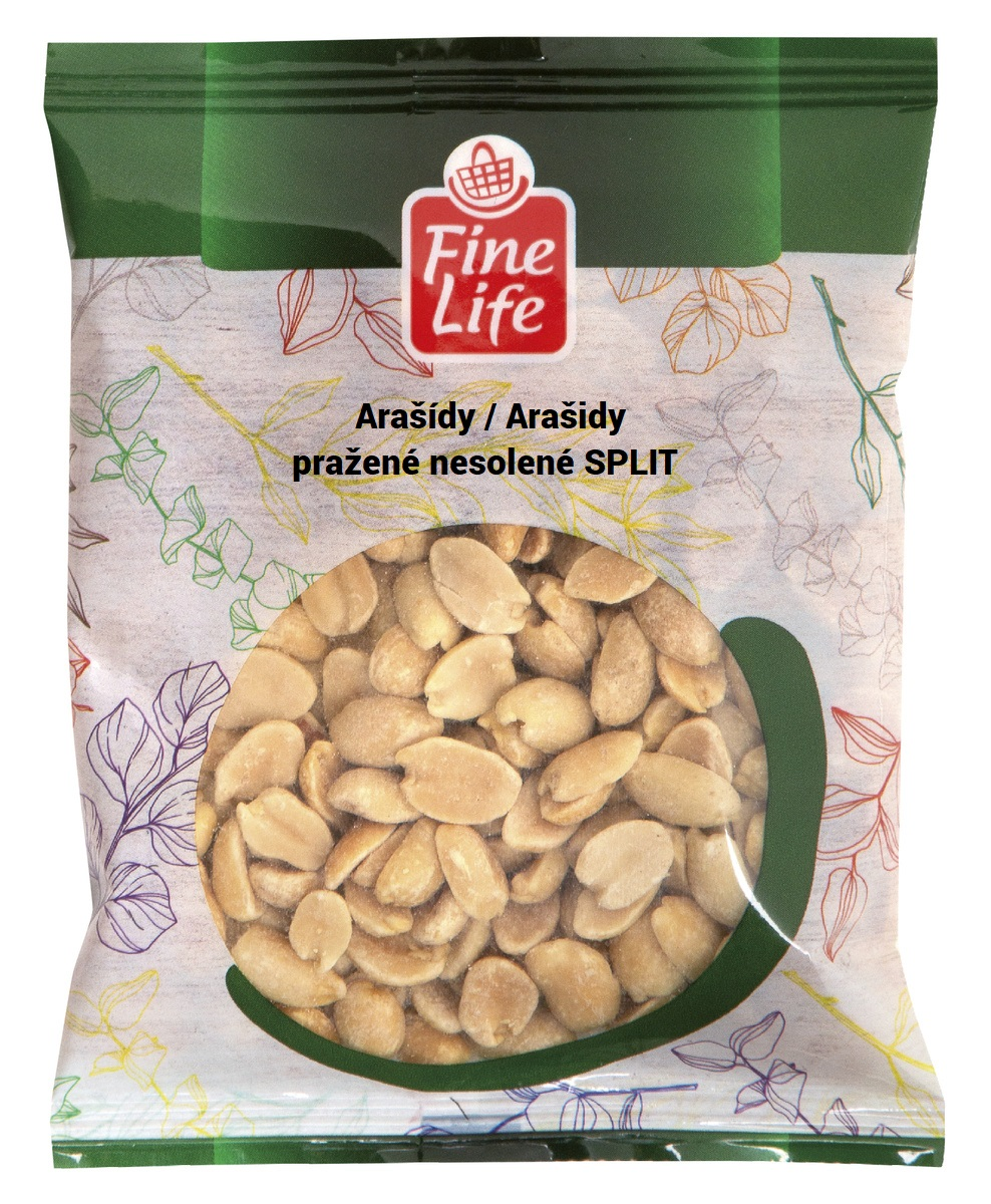 Fine Life Arašídy pražené nesolené 100 g