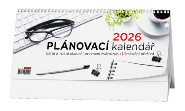 BALOUŠEK Stolní plánovací daňový kalendář 1 ks
