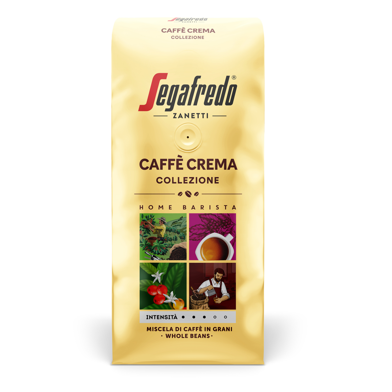 Segafredo Caffé Crema Collezione káva zrno 1 kg