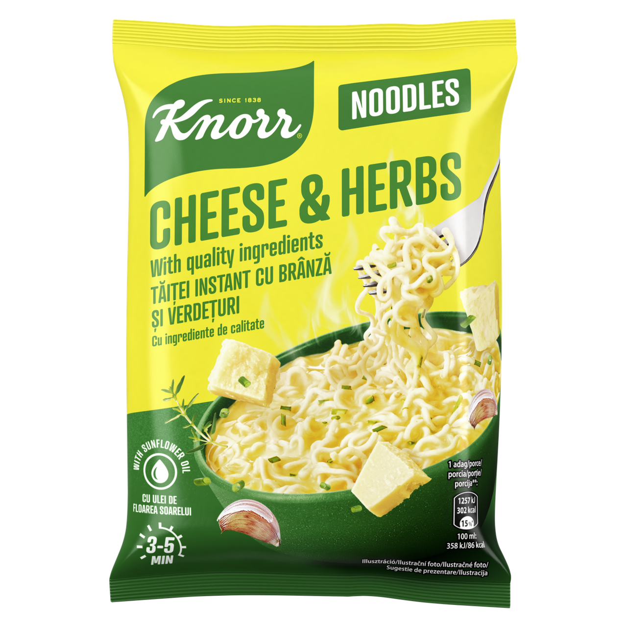 Knorr Polévka sýrová nudlová 61 g