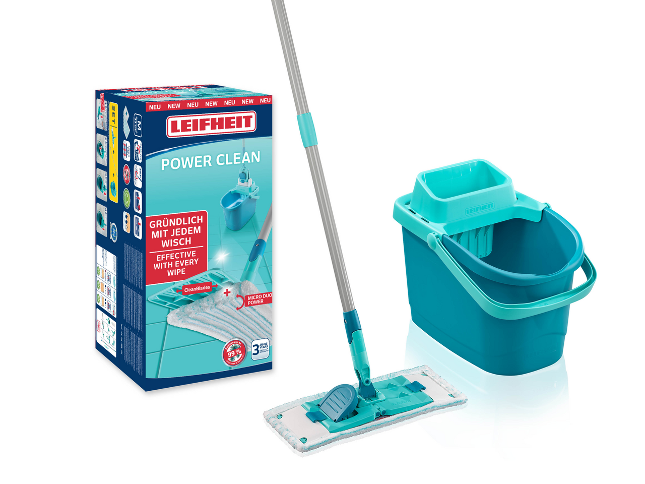 LEIFHEIT Powerclean + set 1 ks