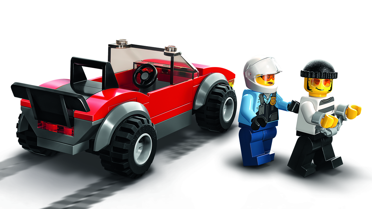 LEGO Honička auto s policejní motorkou 1 ks