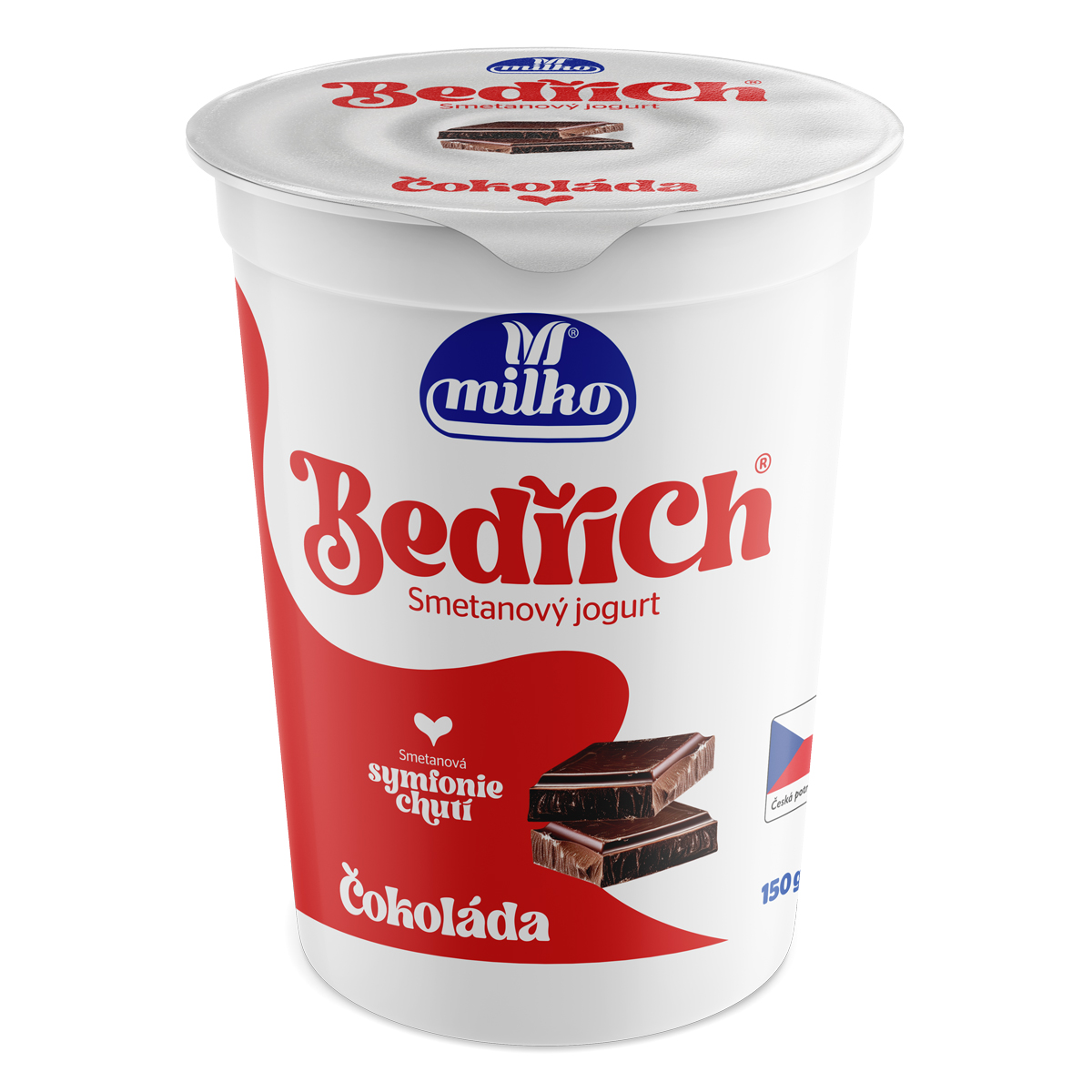 milko Bedřich Jogurt smetanový čokoláda chlaz. 10 x 150 g