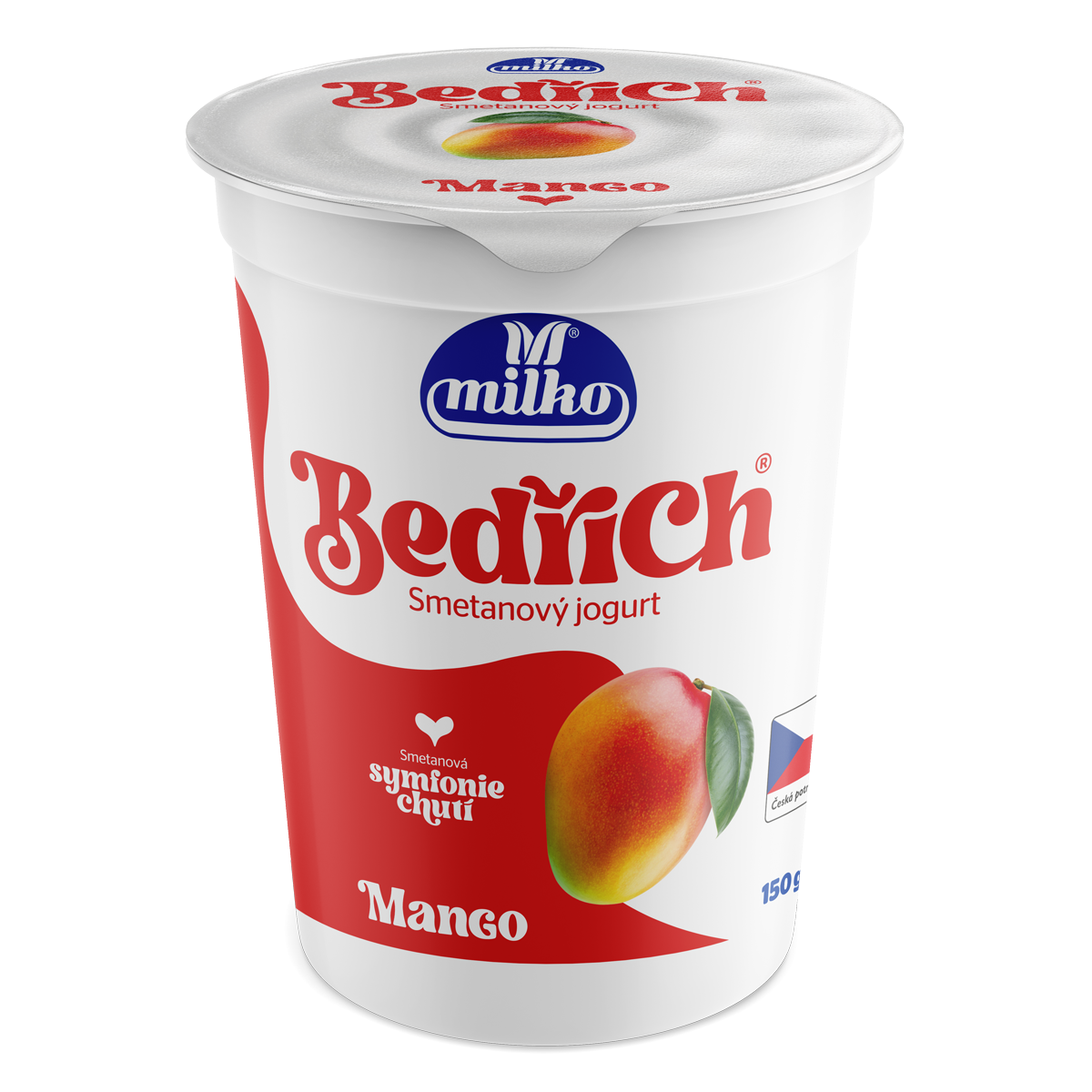 milko Bedřich Jogurt smetanový mango chlaz. 10 x 150 g