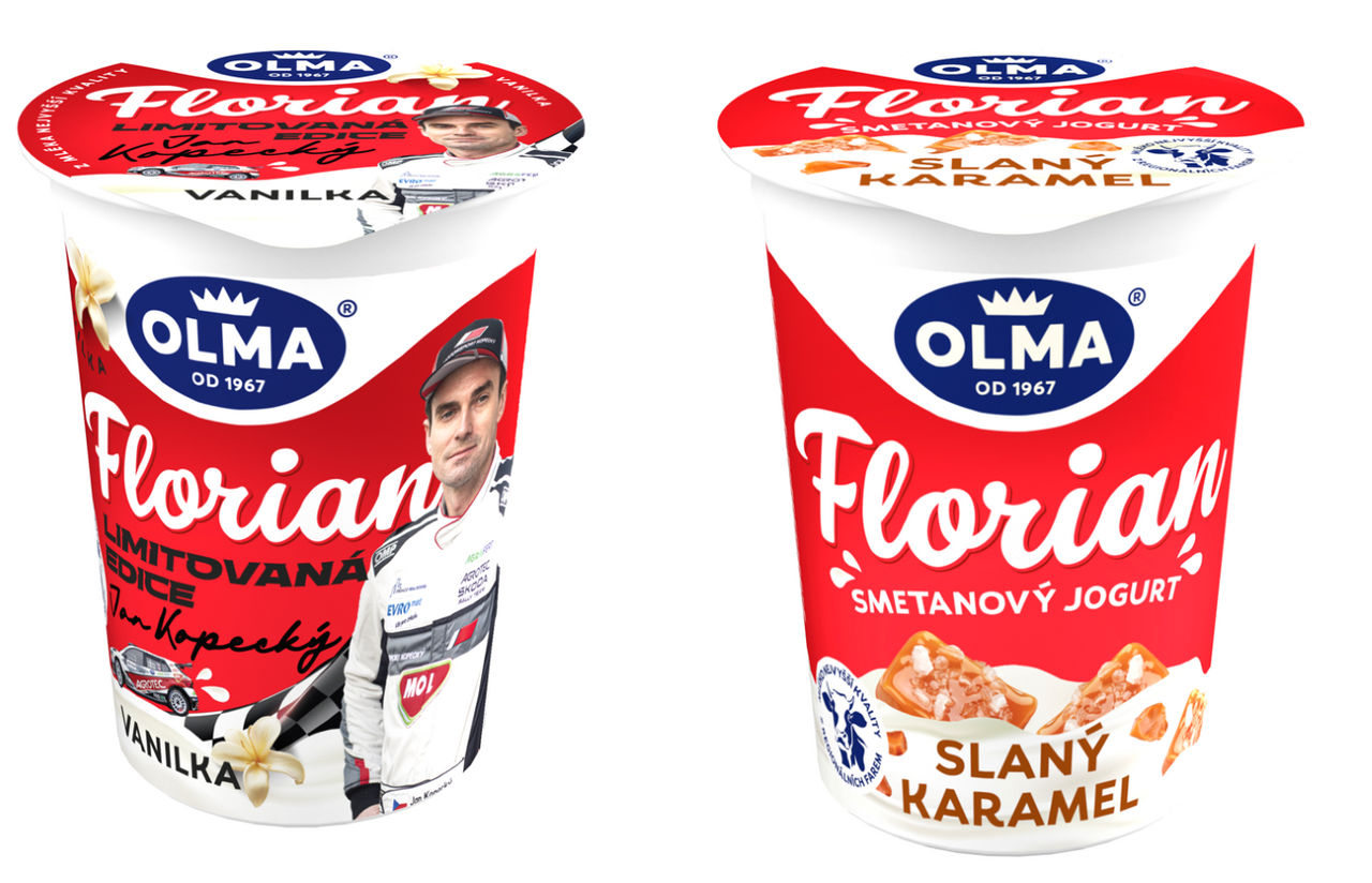 OLMA Florian Jogurt slaný karamel vanilka chlaz. 10 x 150 g