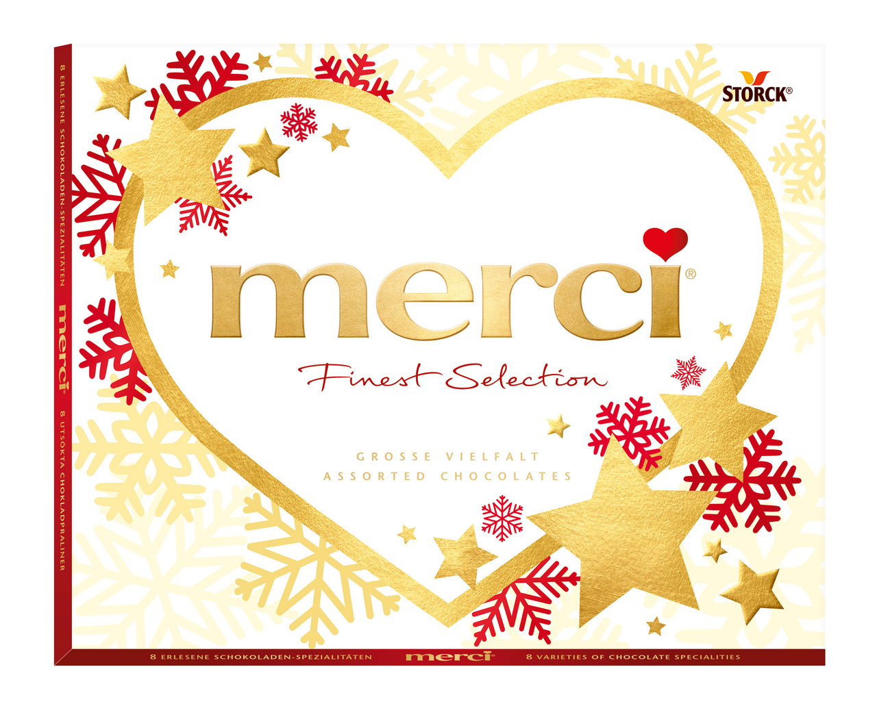 merci Finest Selection Xmas srdce 250 g