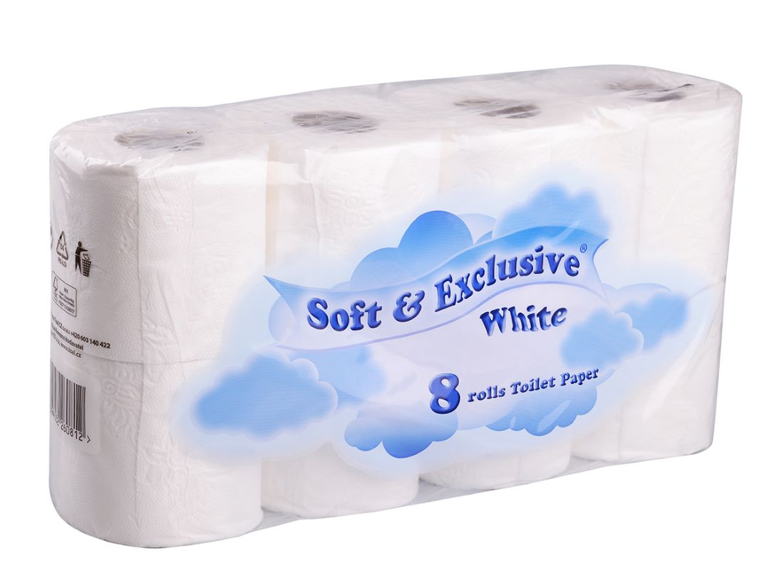 Soft & Exclusive Toaletní papír 2vrstvé 16 m 8 ks