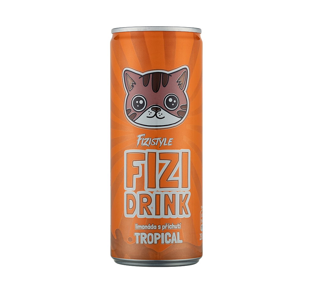 FIZI DRINK Tropical 6 x 250 ml plech