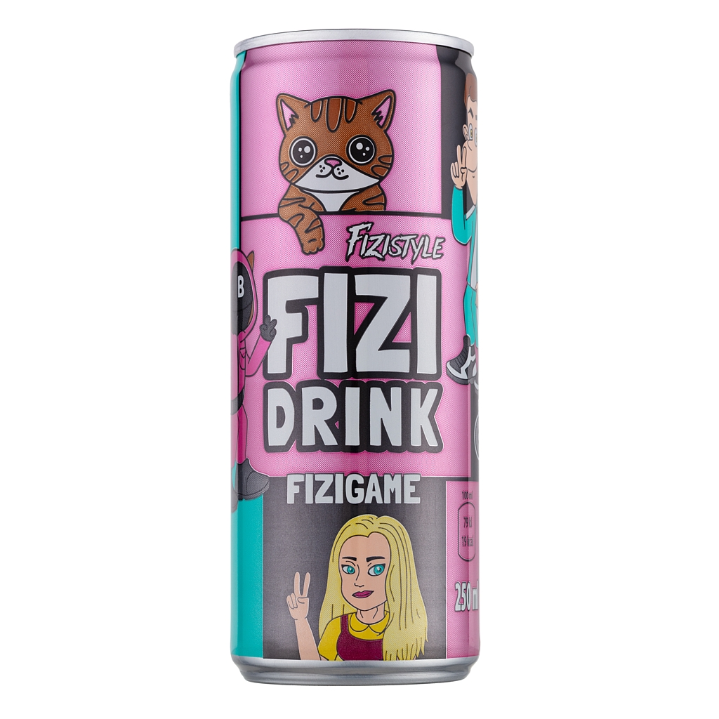 FIZI DRINK kola 6 x 250 ml plech