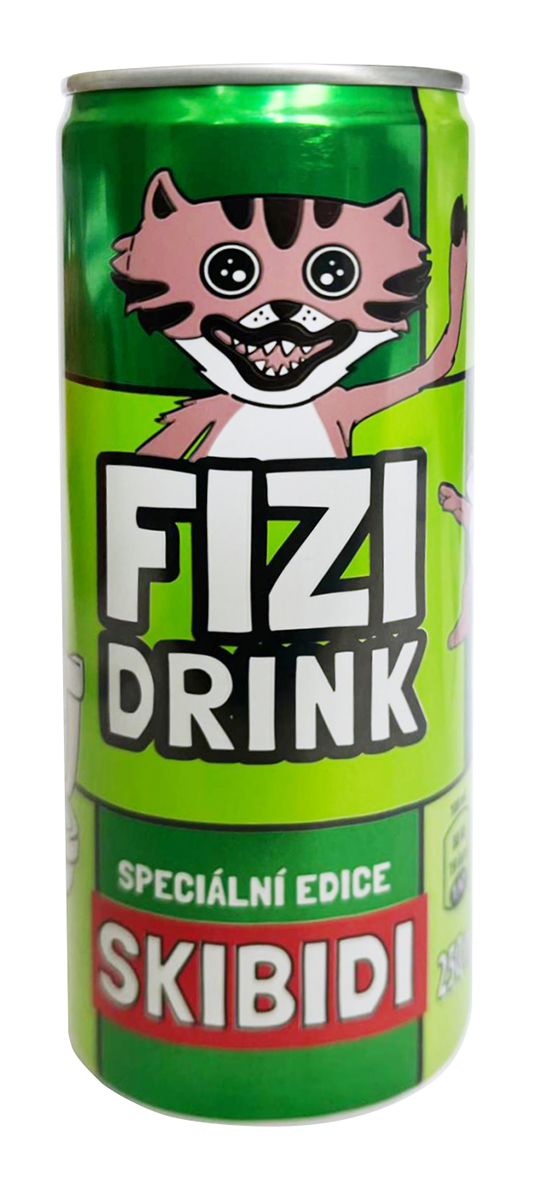 FIZI DRINK Skibidi 250 ml plech