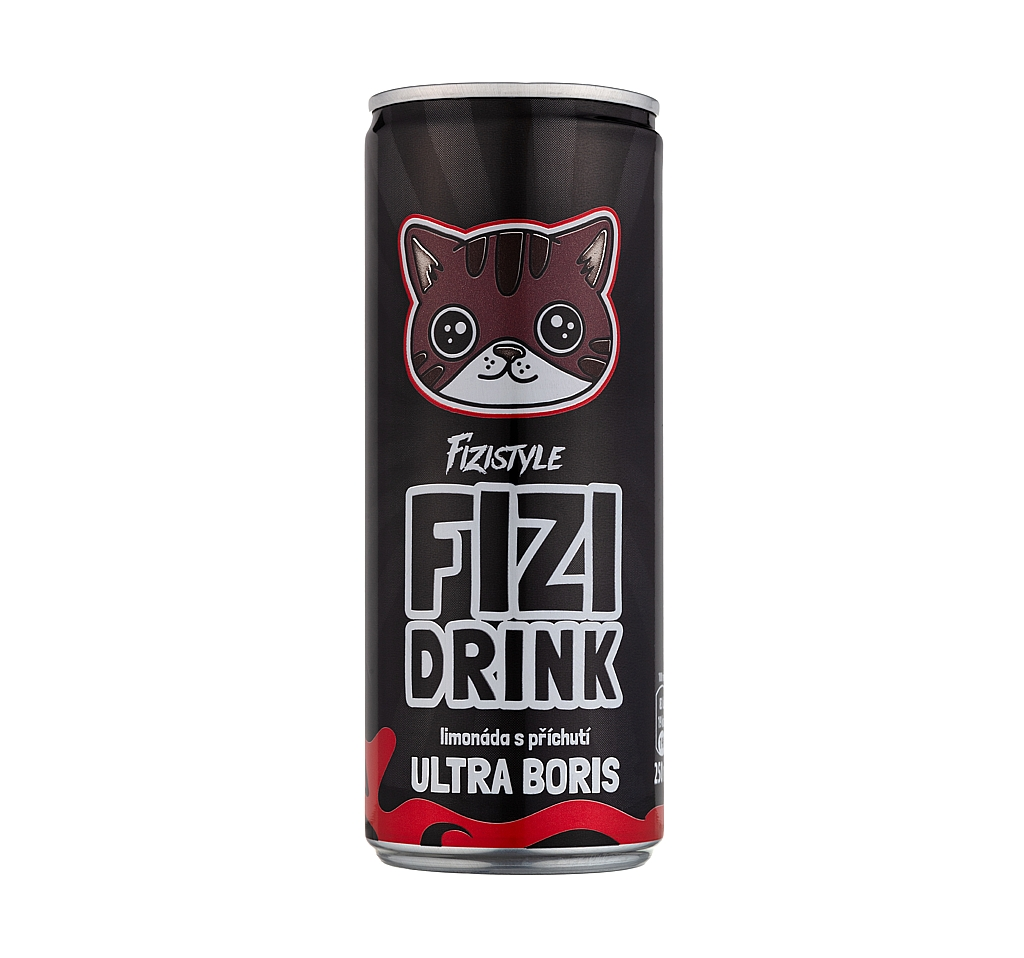 FIZI DRINK Ultra Boris 250 ml plech