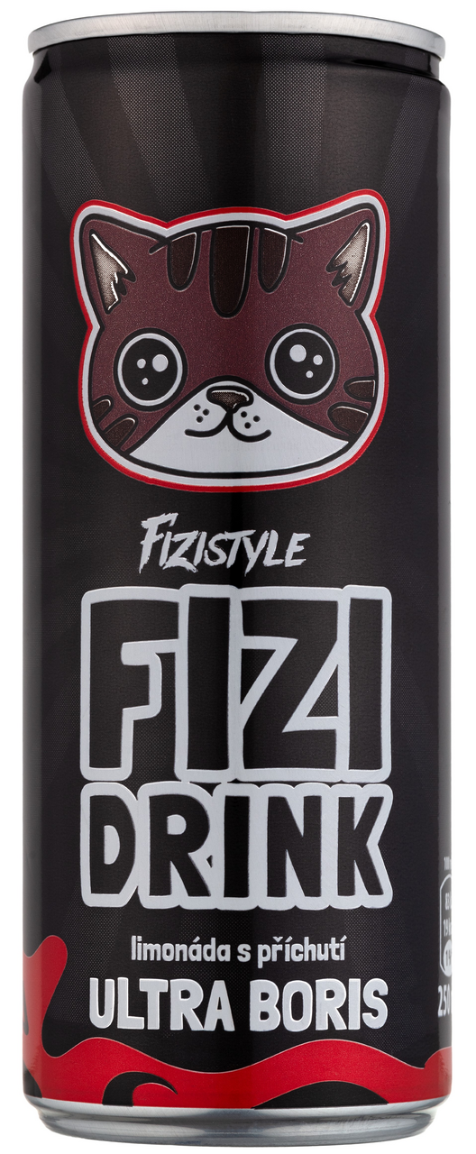 FIZI DRINK Ultra Boris 6 x 250 ml plech