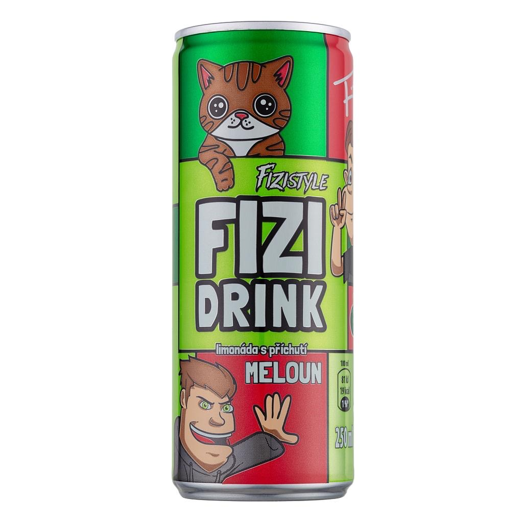 FIZI DRINK Meloun 6 x 250 ml plech