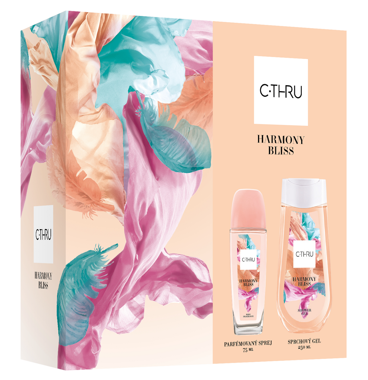 C-THRU Harmony Bliss dárková sada (deo sprej 75 ml + SG 250 ml)