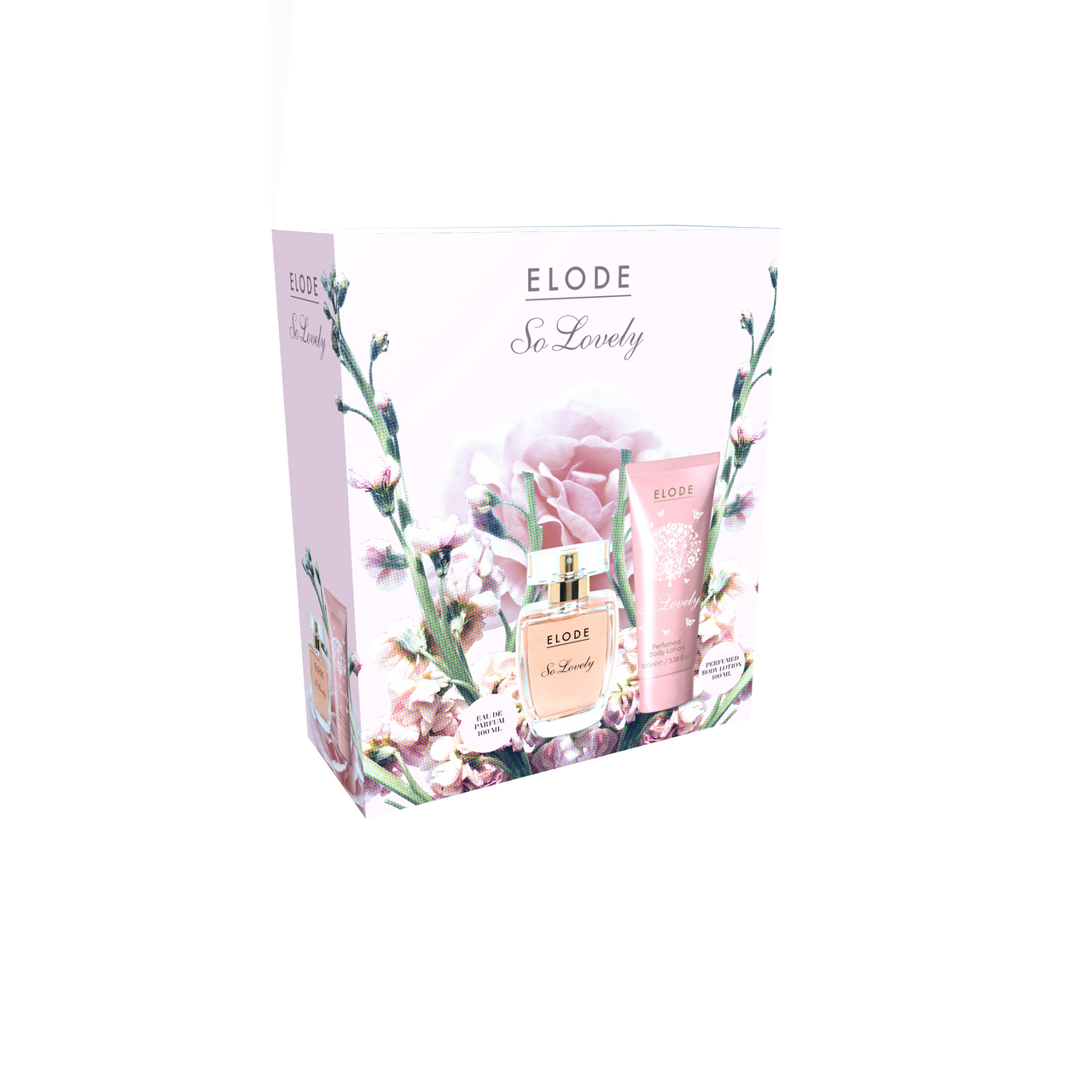 Elode So Lovely dárková sada (perfémová voda 100 ml + těl. mléko 100 ml)