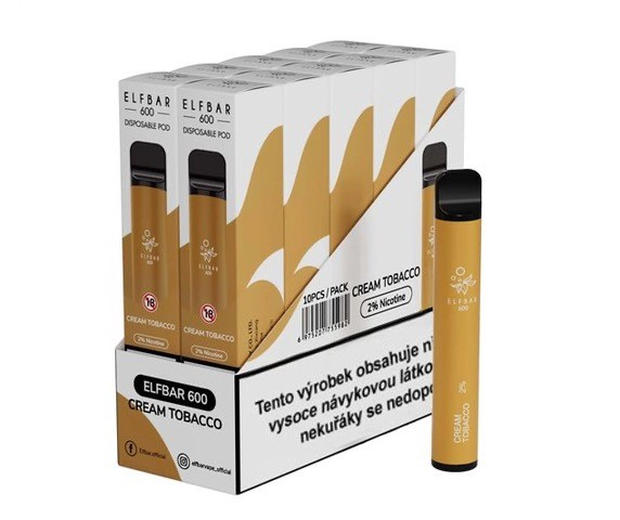 ELF BAR Cream Tobacco kolek Q/R 10 ks