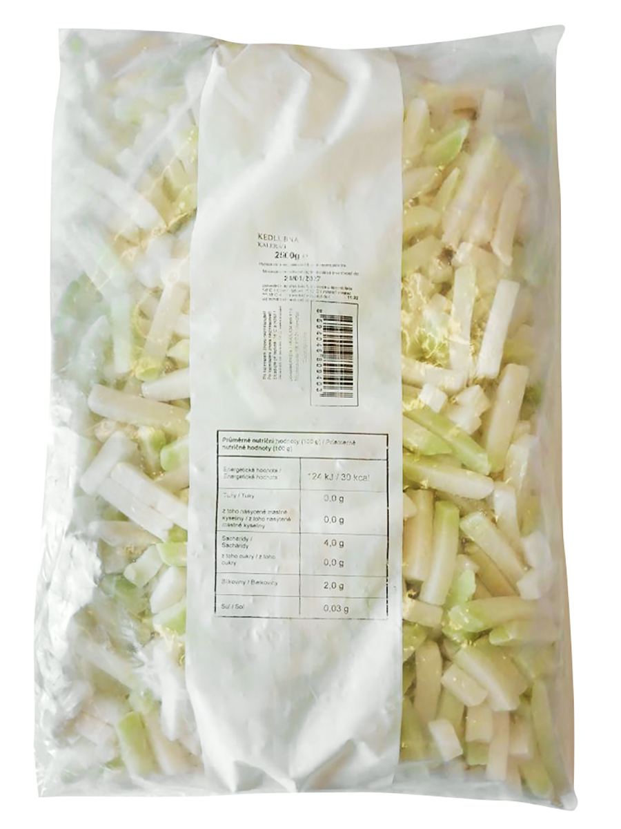 Kedlubna proužky mraž. 2,5 kg