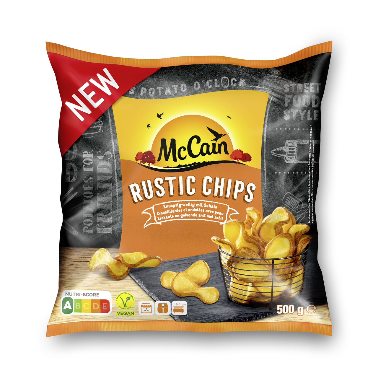 McCain Rustic Chips mraž. 12 x 500 g