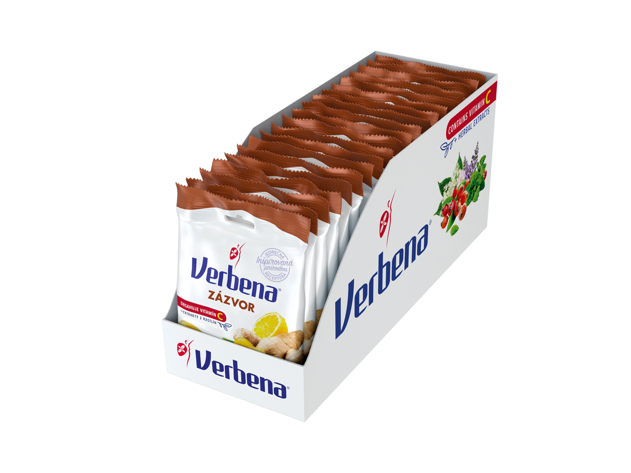 Verbena Zázvor 20 x 60 g