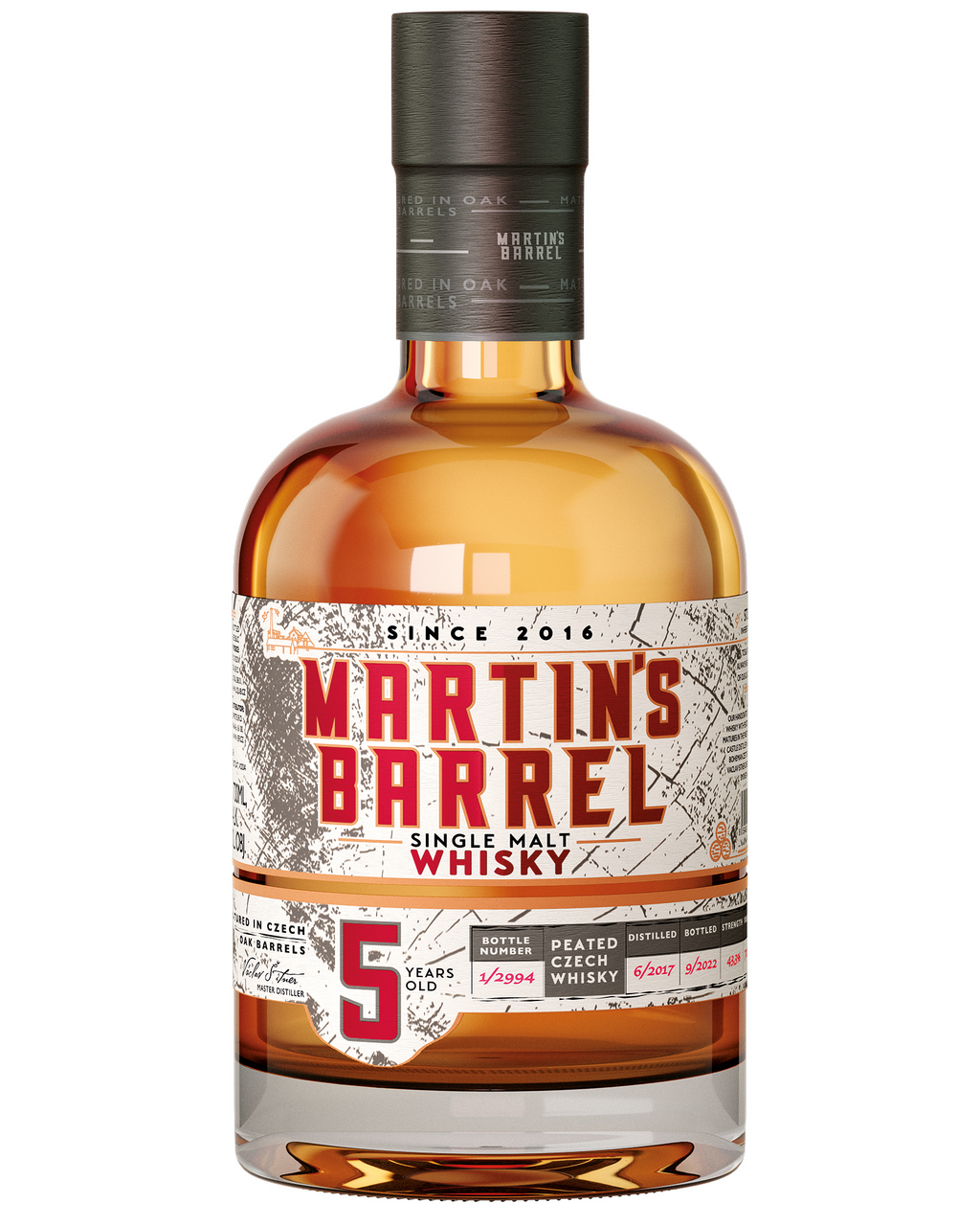 Martin´s Barrel 43 % 700 ml