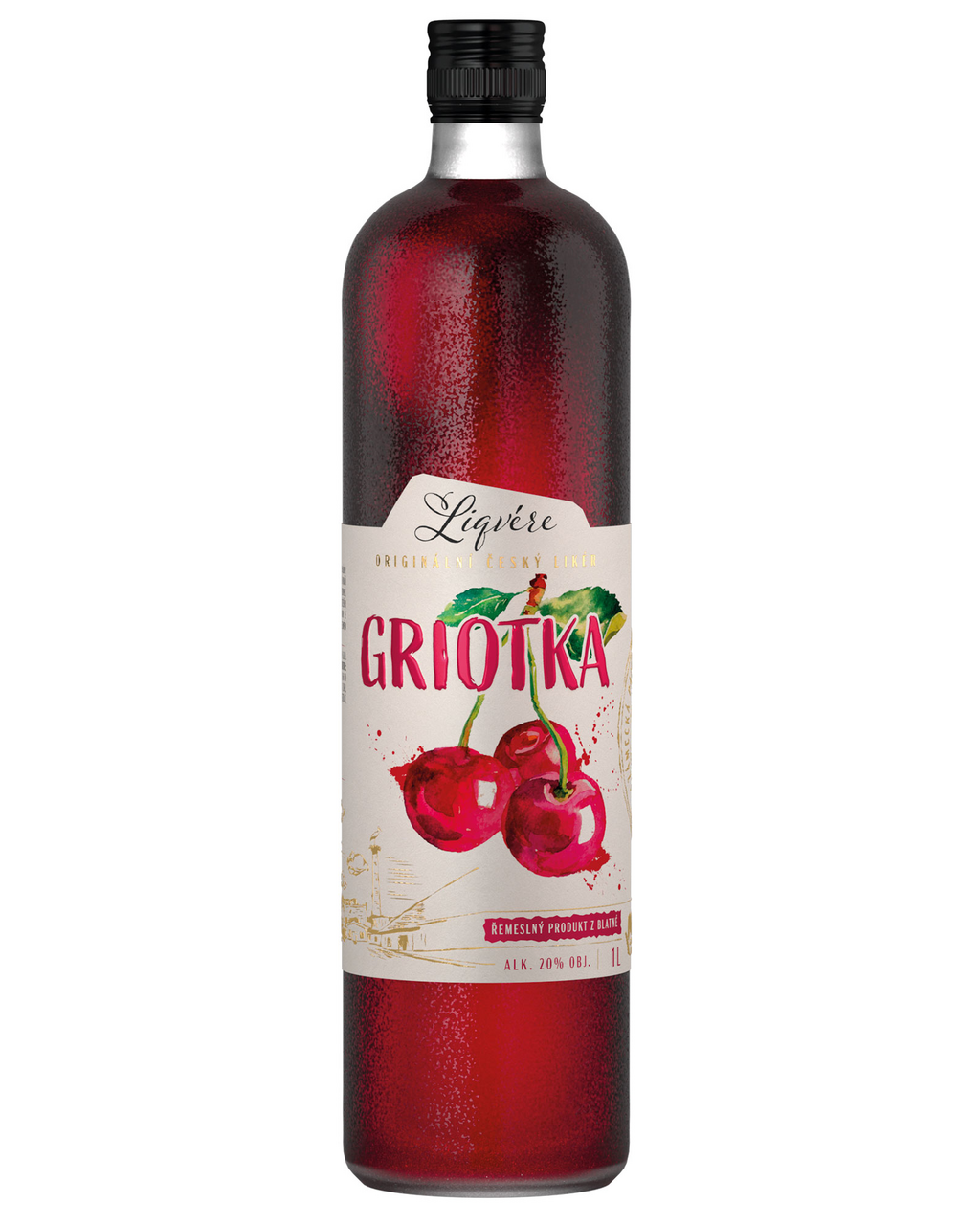 Liqvére Griotka 20 % 1 l
