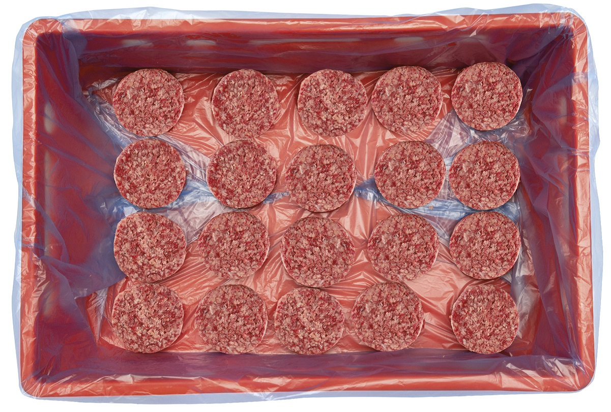 Hovězí burger pepř a sůl volně ložený 3 mm chlaz. 20 x 100 g vlastní výroba