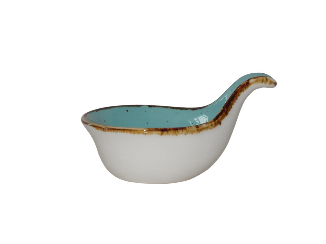 METRO PROFESSIONAL Lžíce NOROMI 12,2 cm porcelán modrá 6 ks