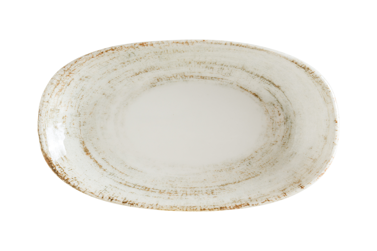 METRO PROFESSIONAL Talíř oválný EPONA 19 x 11 cm porcelán 6 ks