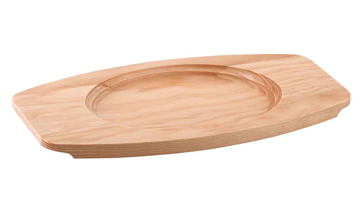 METRO PROFESSIONAL Podnos dřevěný pro pánev 20/23,5 cm ovál 1 ks