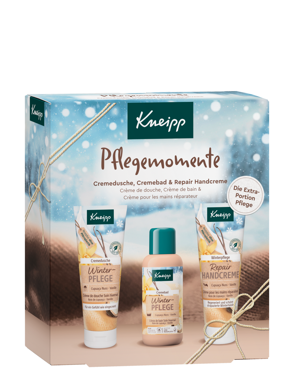 KNEIPP Zimní péče dárková sada (SG 75 ml + pěna do koup. 100 ml + krém na ruce 75 ml)