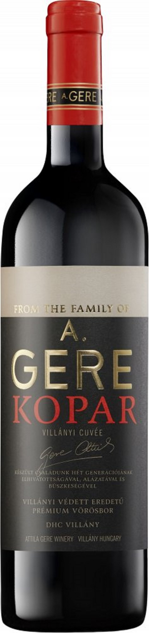 A. Gere Kopar Villányi Cuvée 6 x 750 ml