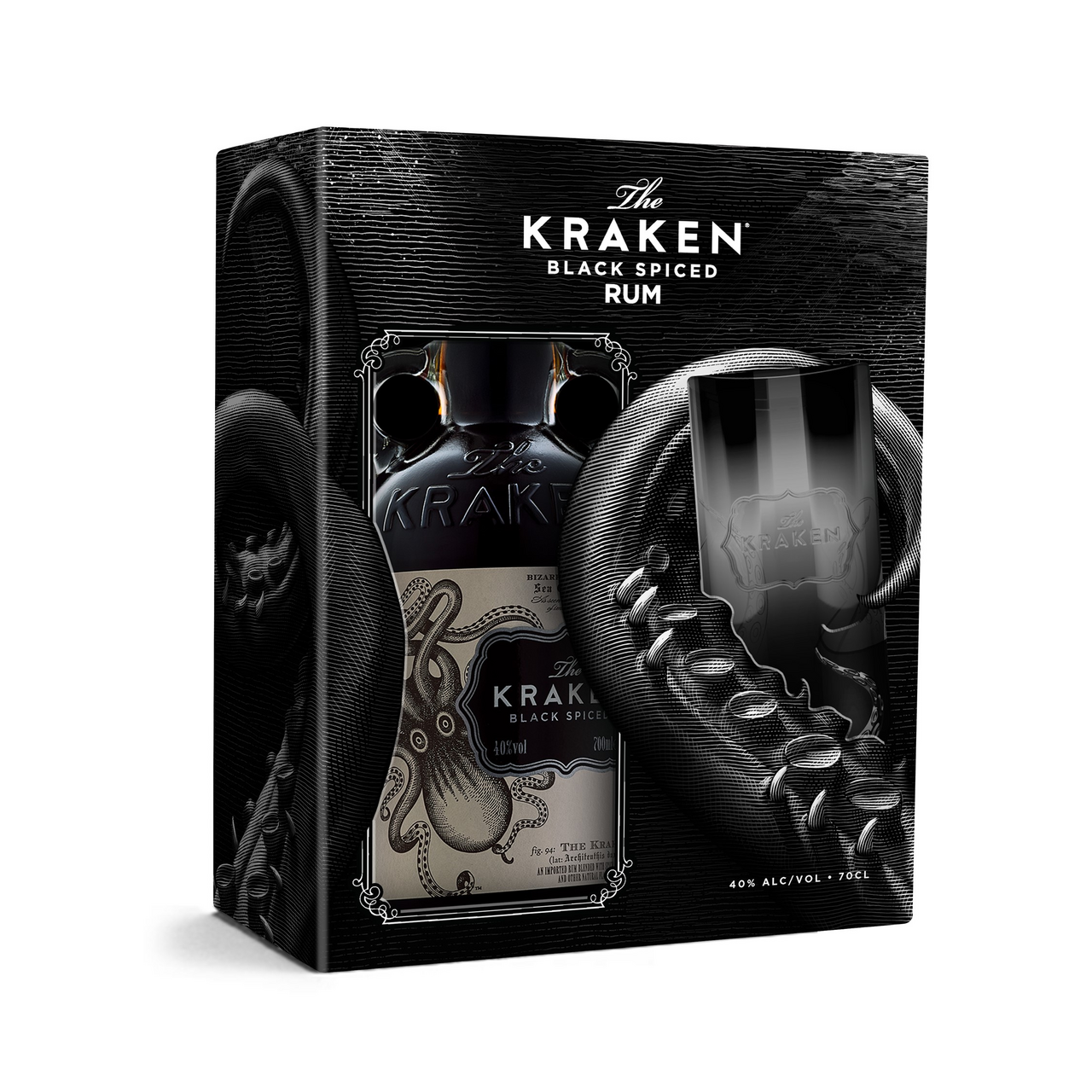 KRAKEN 40 % 700 ml + sklo 1 ks