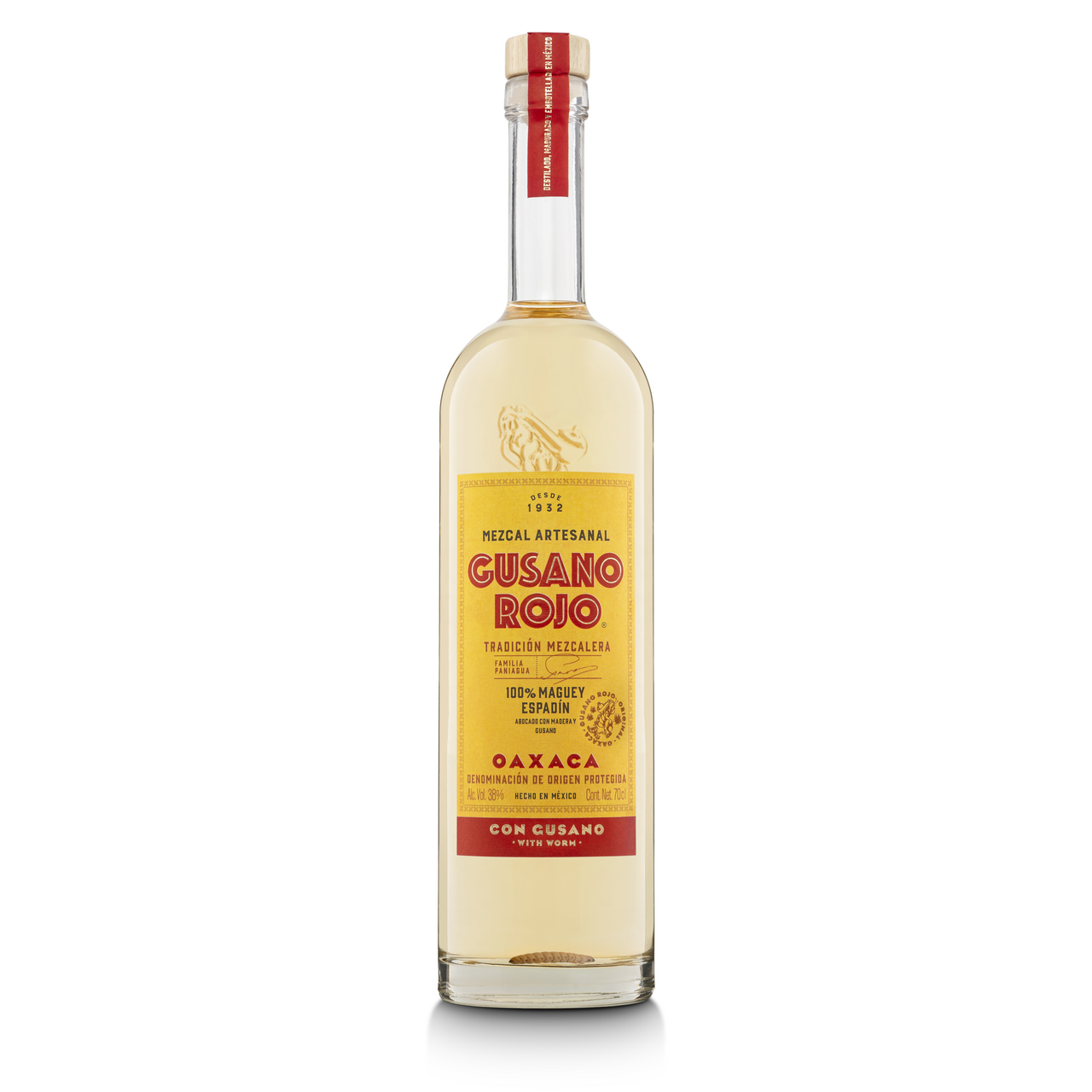 GUSANO ROJO Mezcal 38 % 700 ml