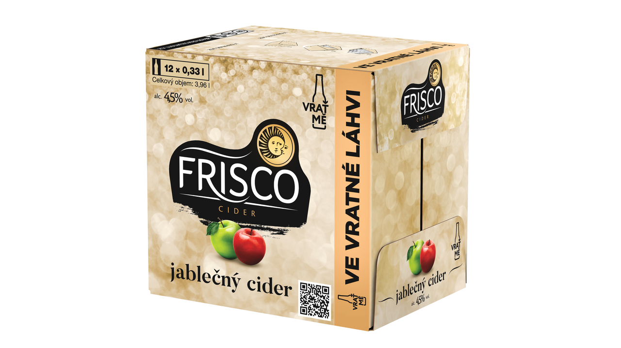 FRISCO Jablečný Cider 12 x 330 ml vratná láhev