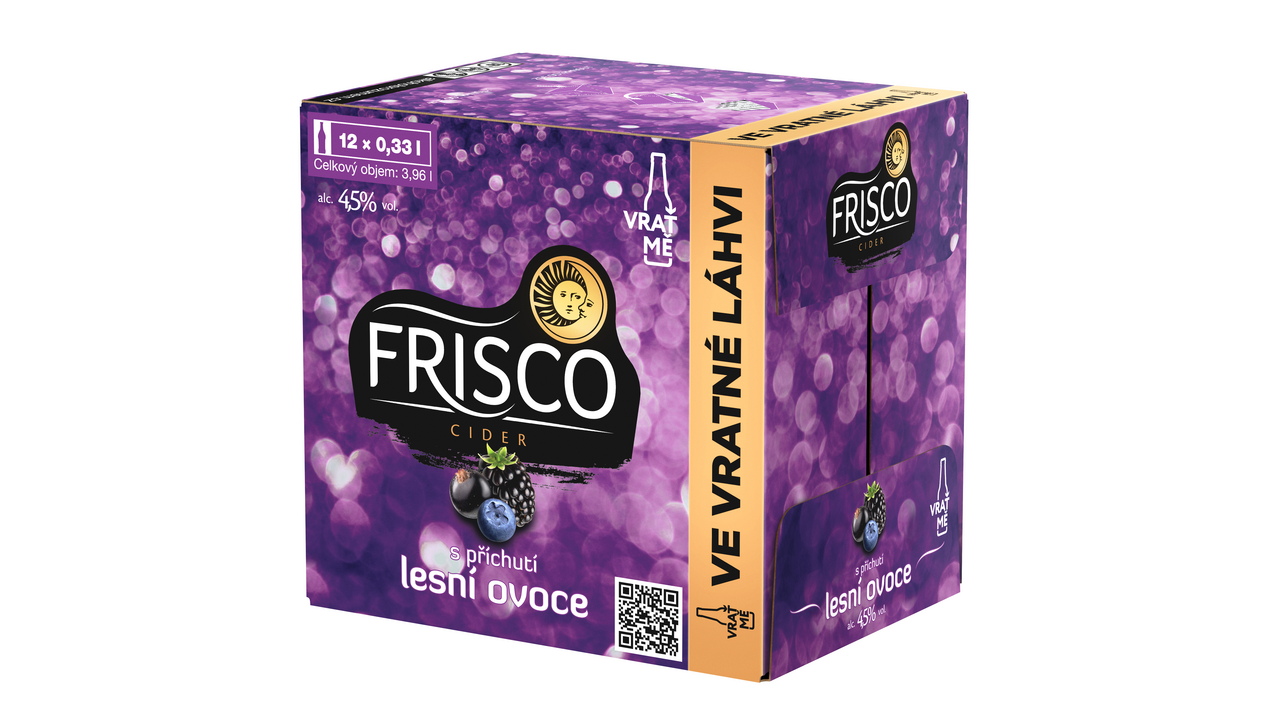 FRISCO Lesní ovoce 12 x 330 ml vratná láhev