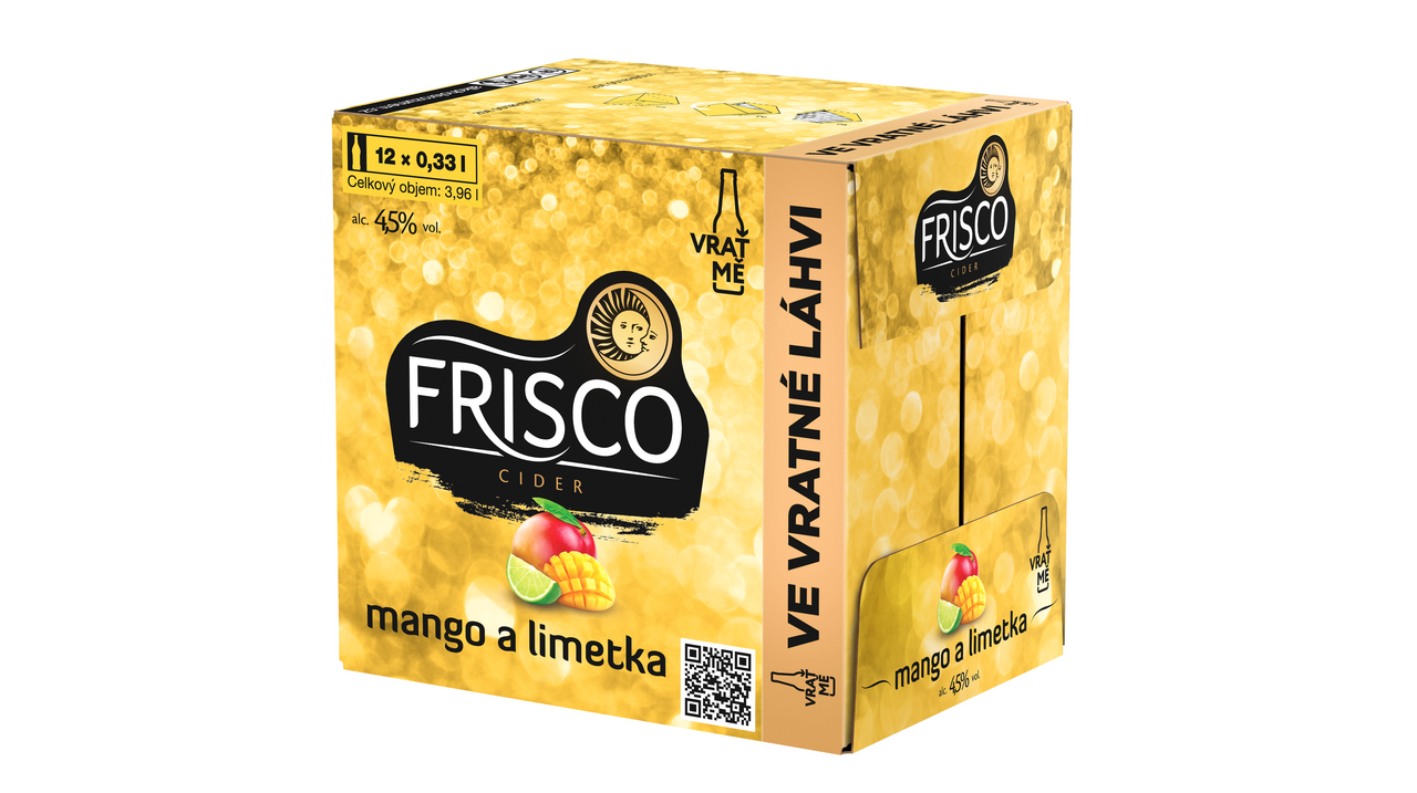 FRISCO Mango Lime 12 x 330 ml vratná láhev